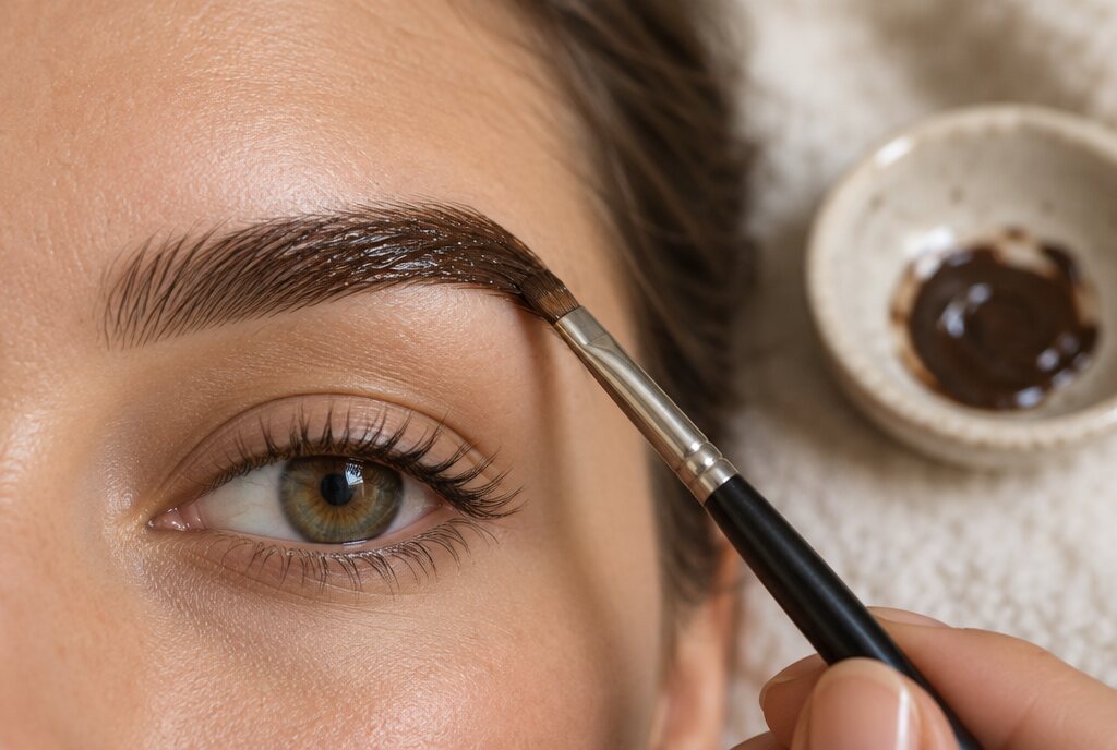 Brow tinting at home: longevity, shades and patch testing